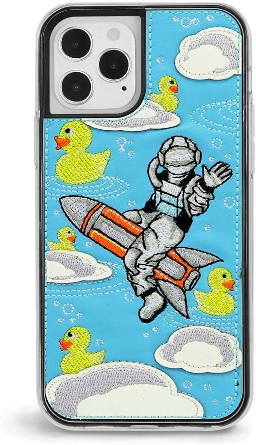 ZERO GRAVITY Bathtub Phone Case for iPhone 12/12 Pro - Embroidered Design - Picture 8 of 14