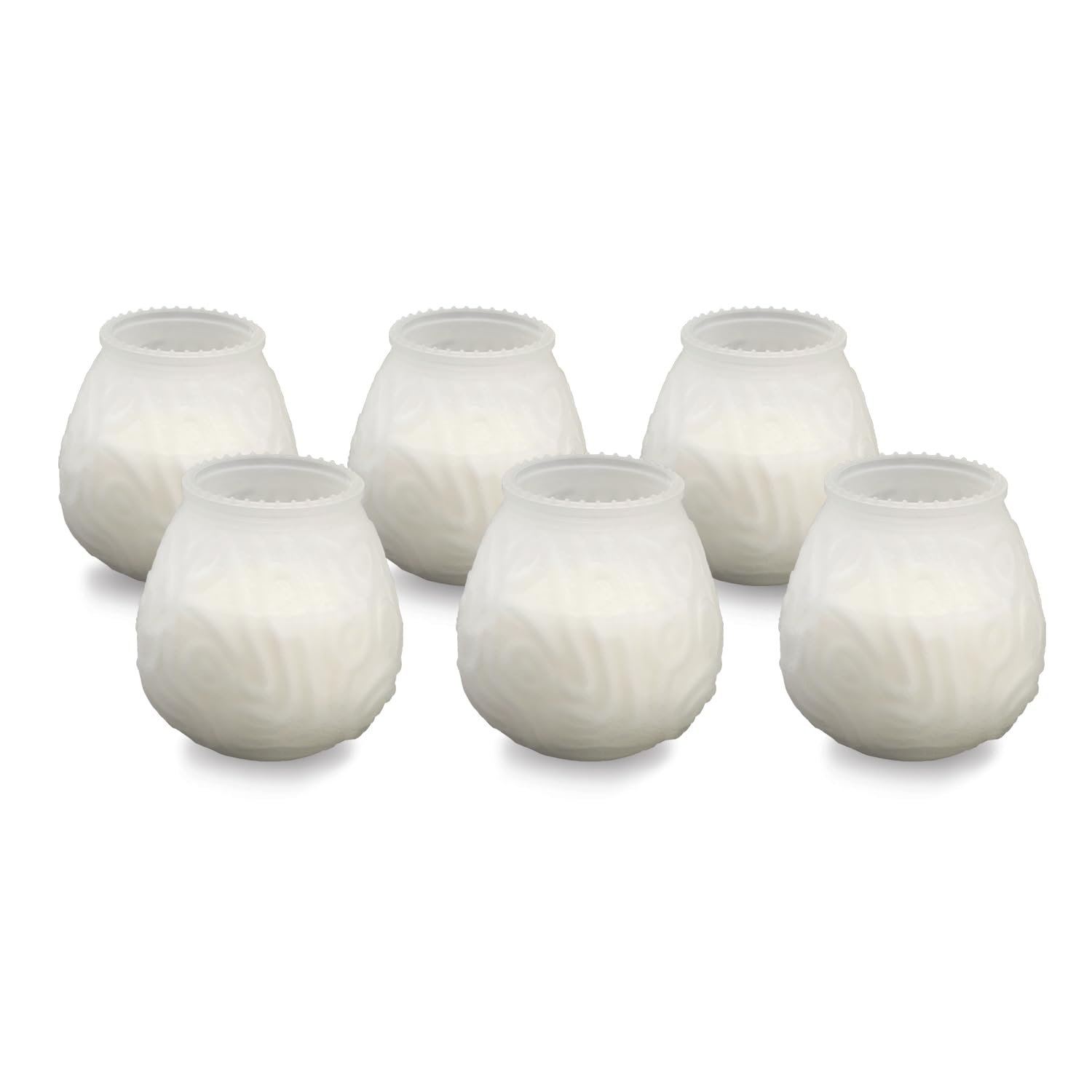 Sterno Euro-Venezian Wax Candle Pack - 6 Candele con Portabicchieri, Brucia 45hr - Foto 5 di 7