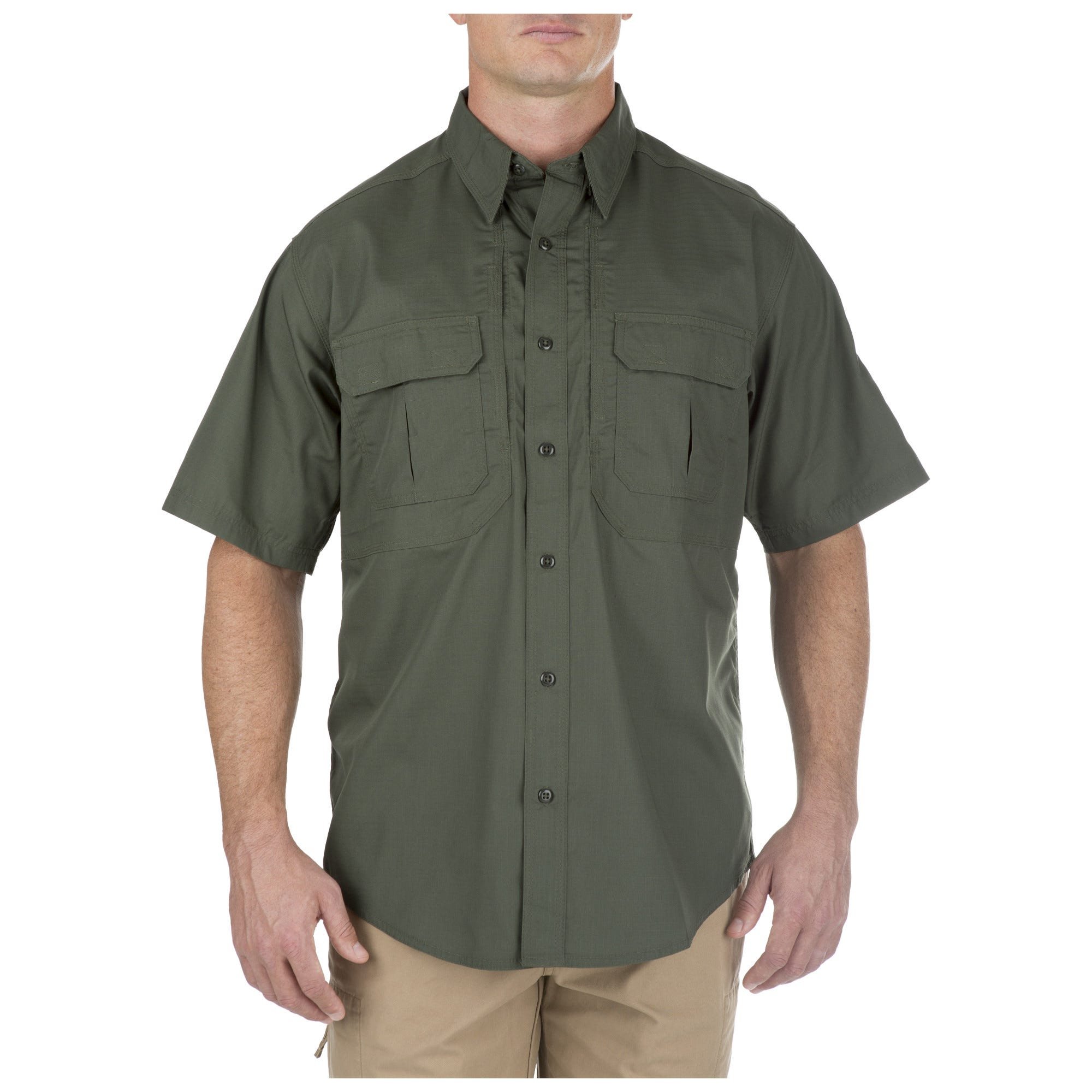 5.11 Tactical Mens Button Down Short Sleeve Shirt, Taclite Pro, Style 71175ABR - Picture 7 of 9