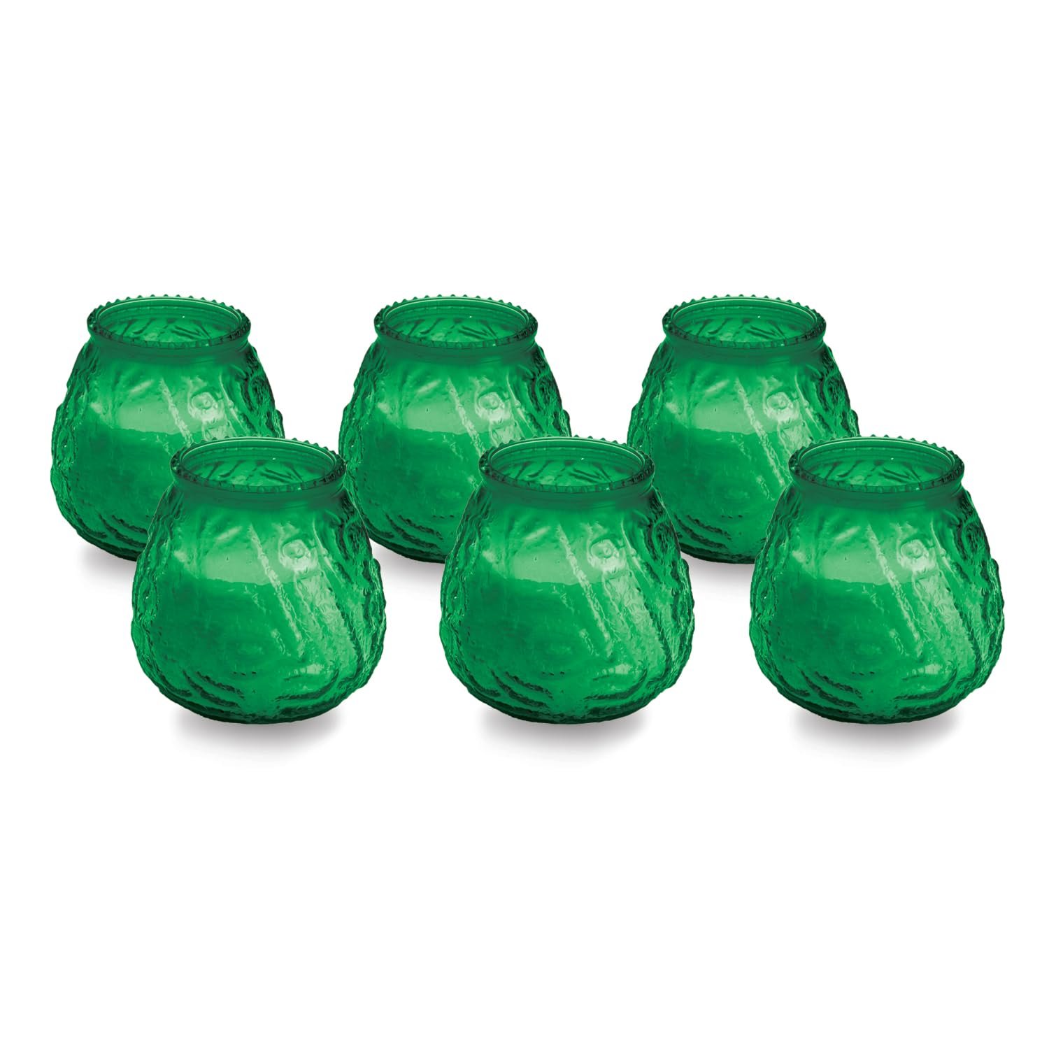 Sterno Euro-Venezian Wax Candle Pack - 6 Candele con Portabicchieri, Brucia 45hr - Foto 6 di 7