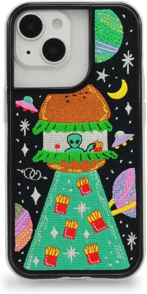 ZERO GRAVITY Crimson Phone Case for iPhone 14 & 14 Pro - Embroidered Design - Picture 12 of 14