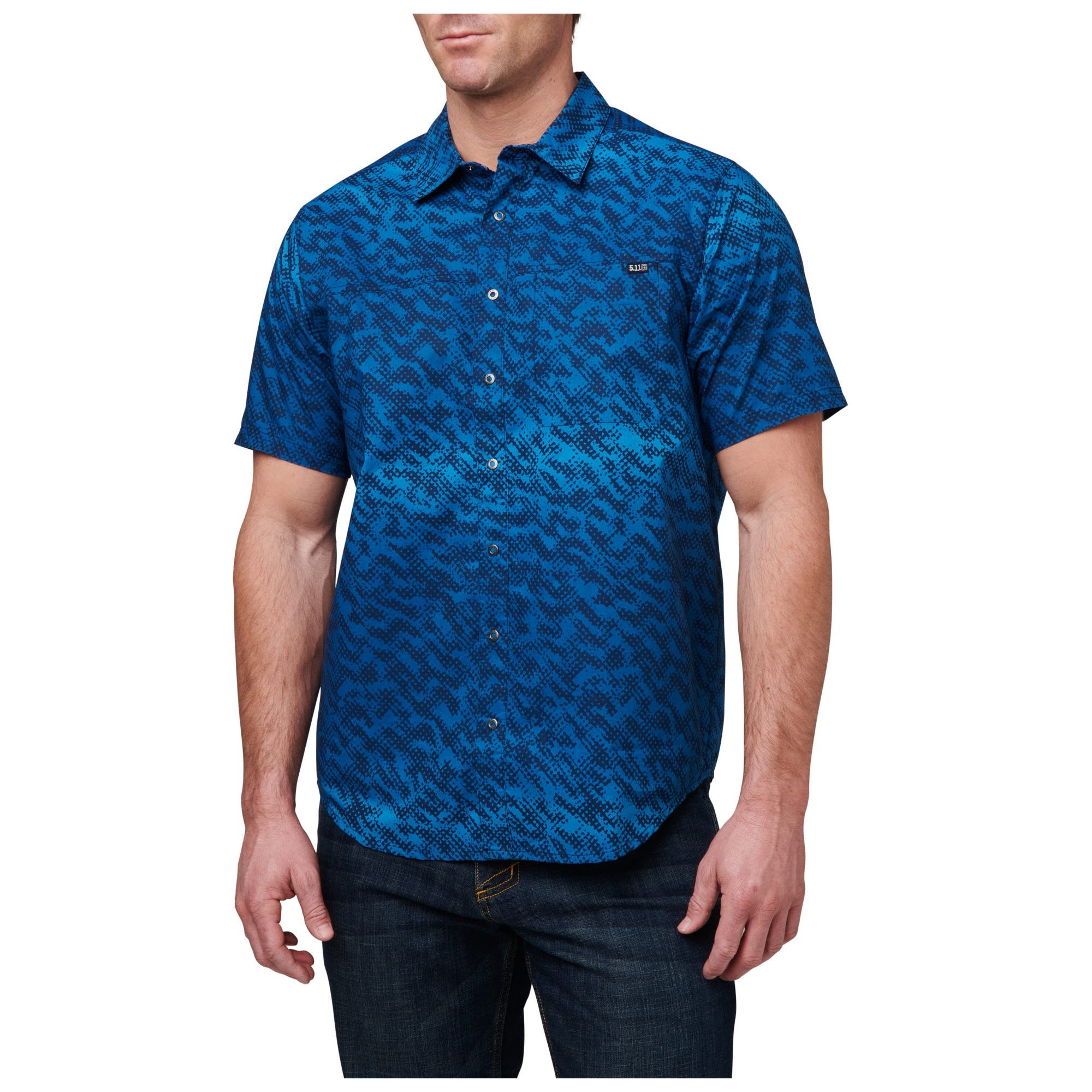 5.11 Tactical Men's Wyatt Trout Shirt, Style 71227 - Picture 5 of 6
