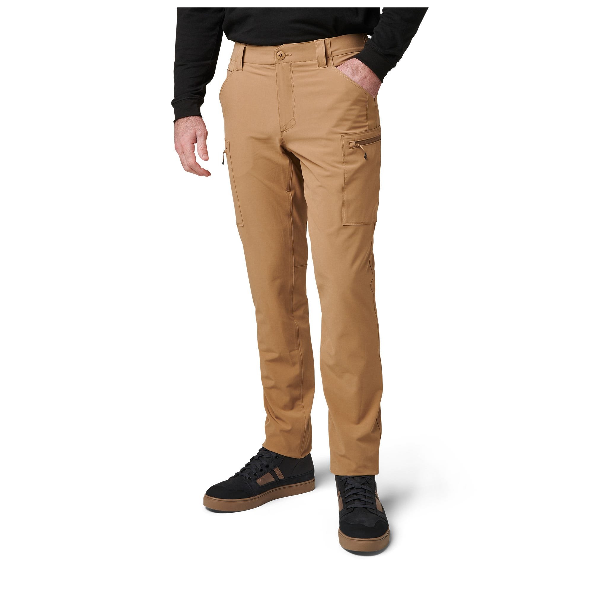 5.11 Tactical Men's Trail Hiking Pants, Slim Fit, Cargo Pockets, Style 74556ABR - Picture 10 of 13
