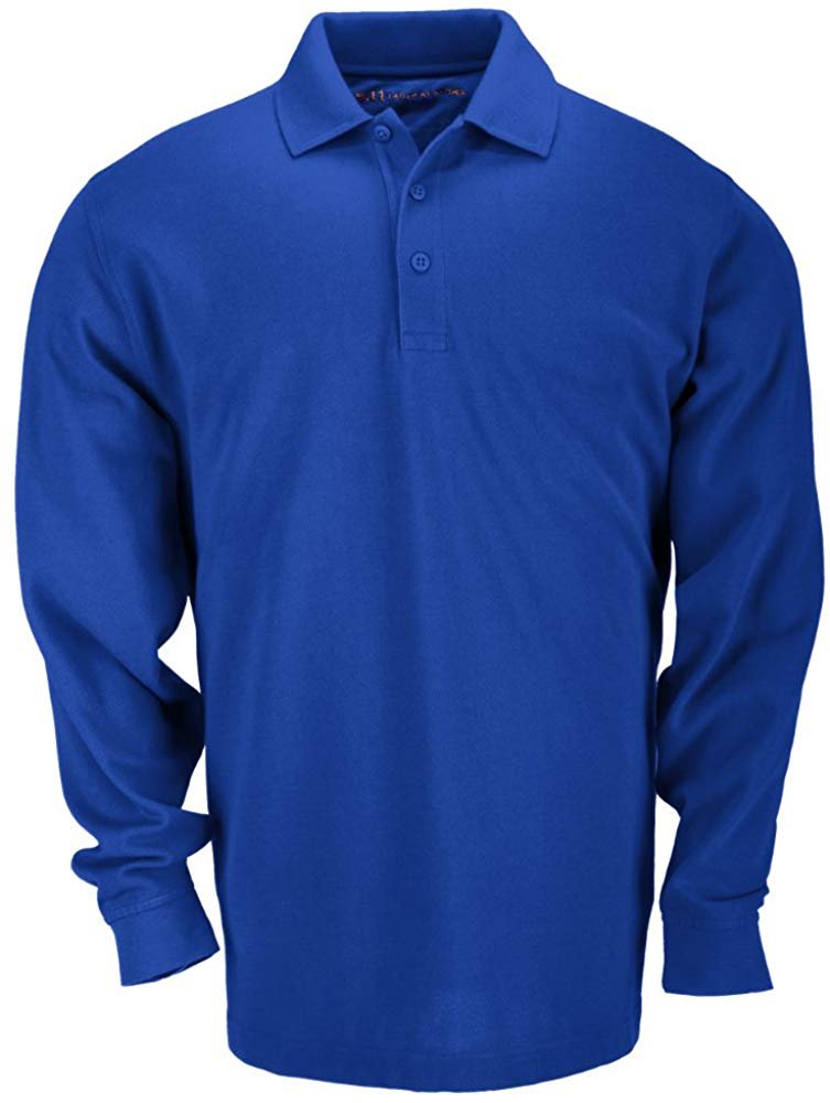5.11 Tactical Men's Professional Long Sleeve Polo, 100% Cotton, Style 42056 - Picture 25 of 32
