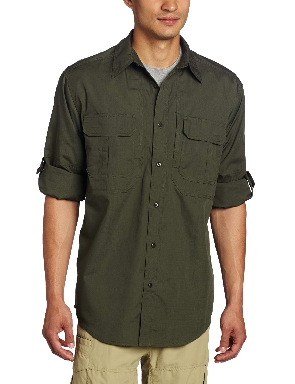 5.11 Tactical Men's TacLite Pro Long-Sleeve Button-Up Shirt, Style ...