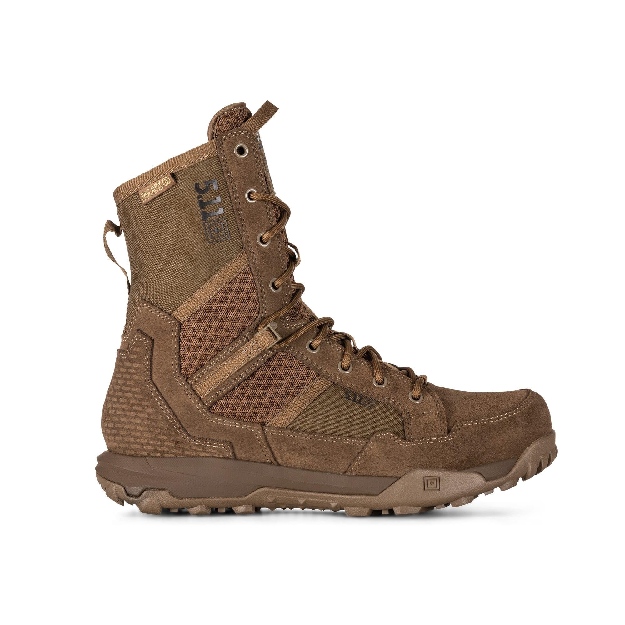 5.11 Tactical Men's A/T 8" Waterproof Boot, Non-Zip, Style 12445ABR - Picture 6 of 6