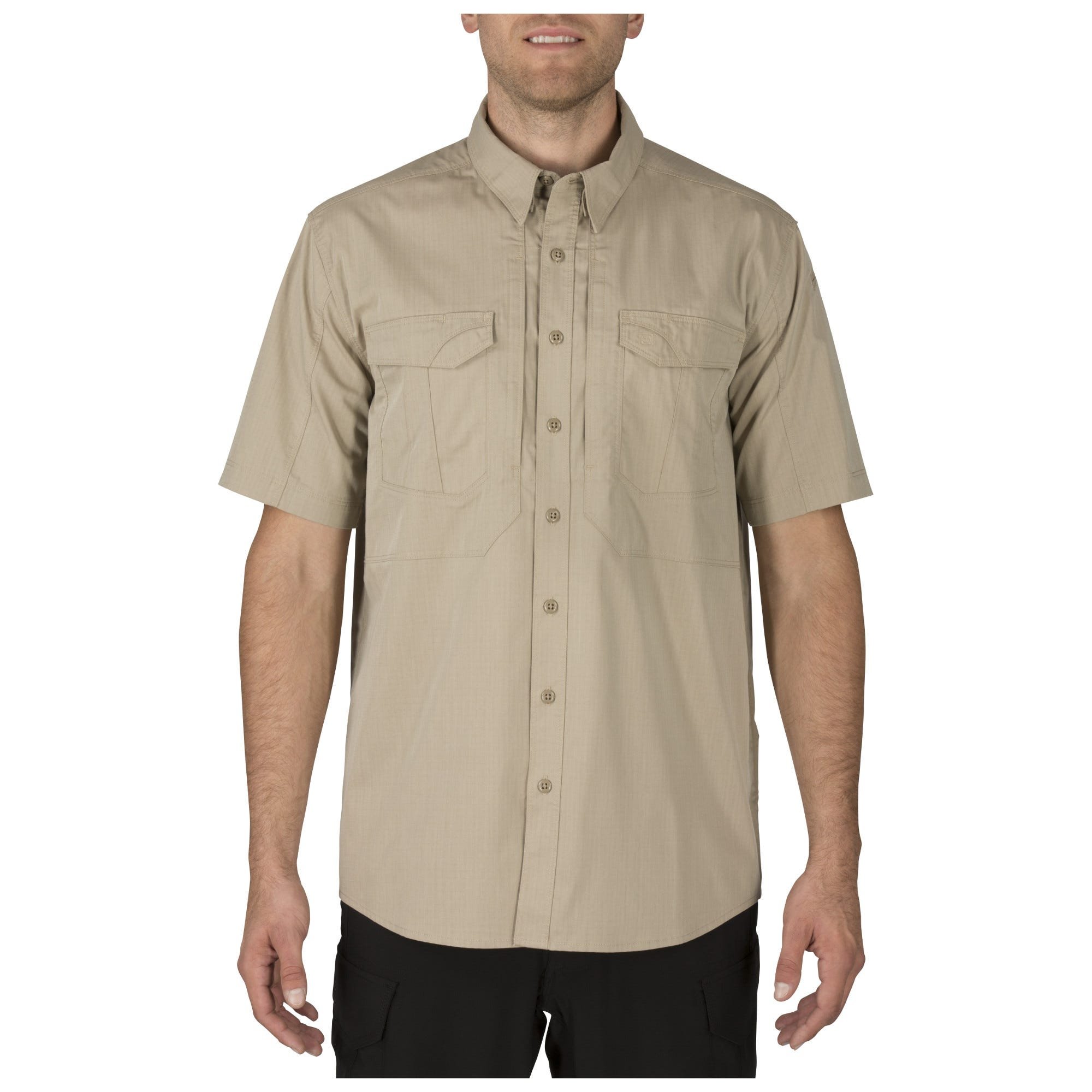 5.11 Tactical Mens Button Down Short Sleeve Shirt Pocket Stryke, Style 71354ABR - Picture 5 of 8