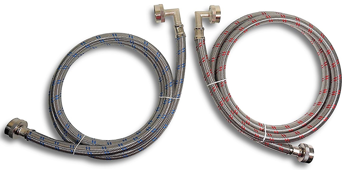 Mangueras premium de acero inoxidable con codo de 90 grados - codificadas por colores - Imagen 11 de 13