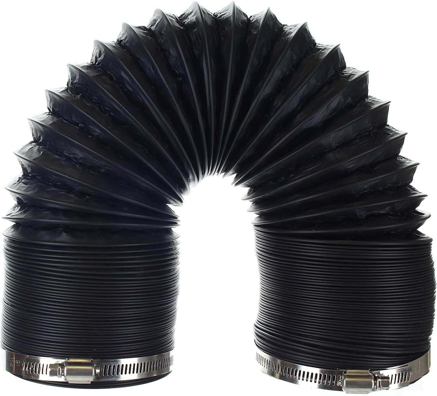 Kit de conductos de transición secadora de ropa flexible reforzada (4 pulgadas) 10 o 20 pies de largo - Imagen 8 de 8