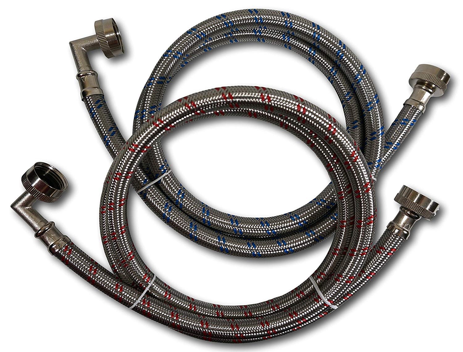 Mangueras premium de acero inoxidable con codo de 90 grados - codificadas por colores - Imagen 13 de 13