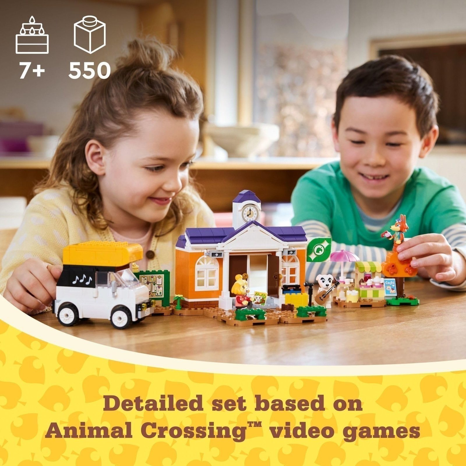 LEGO Animal Crossing K.K.’s Concierto en The Plaza Conjunto de Edificio con Café, - Imagen 2 de 8