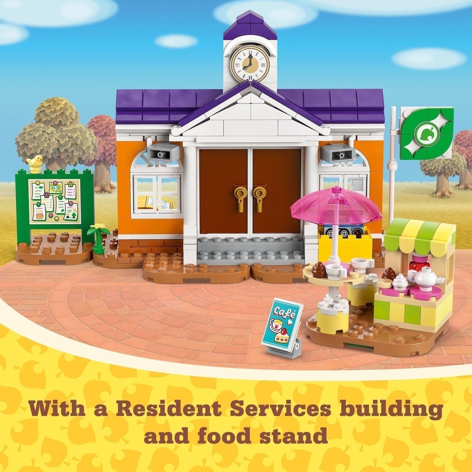 LEGO Animal Crossing K.K.’s Concierto en The Plaza Conjunto de Edificio con Café, - Imagen 3 de 8