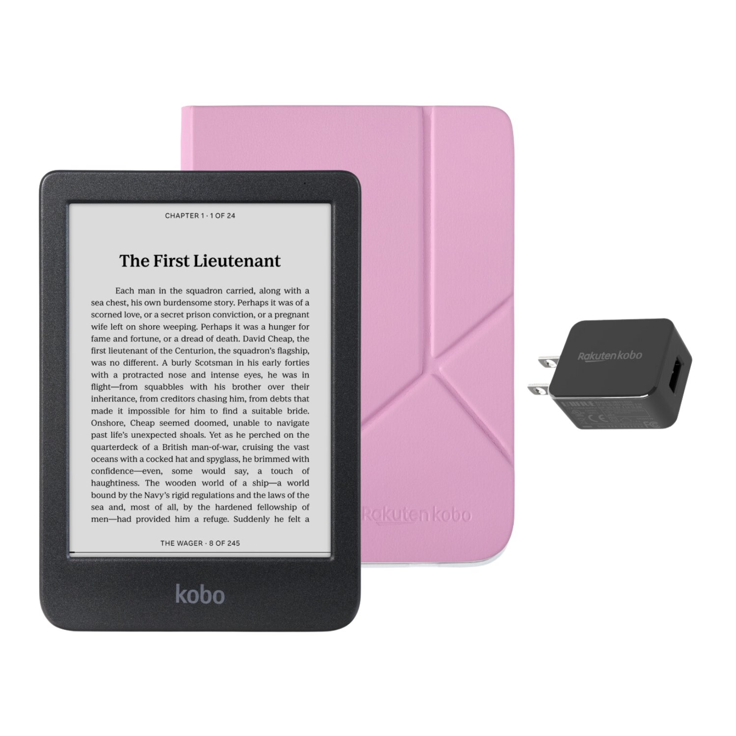 Kobo Clara BW eReader with Case Bundle NEW RETAIL - Picture 3 of 7