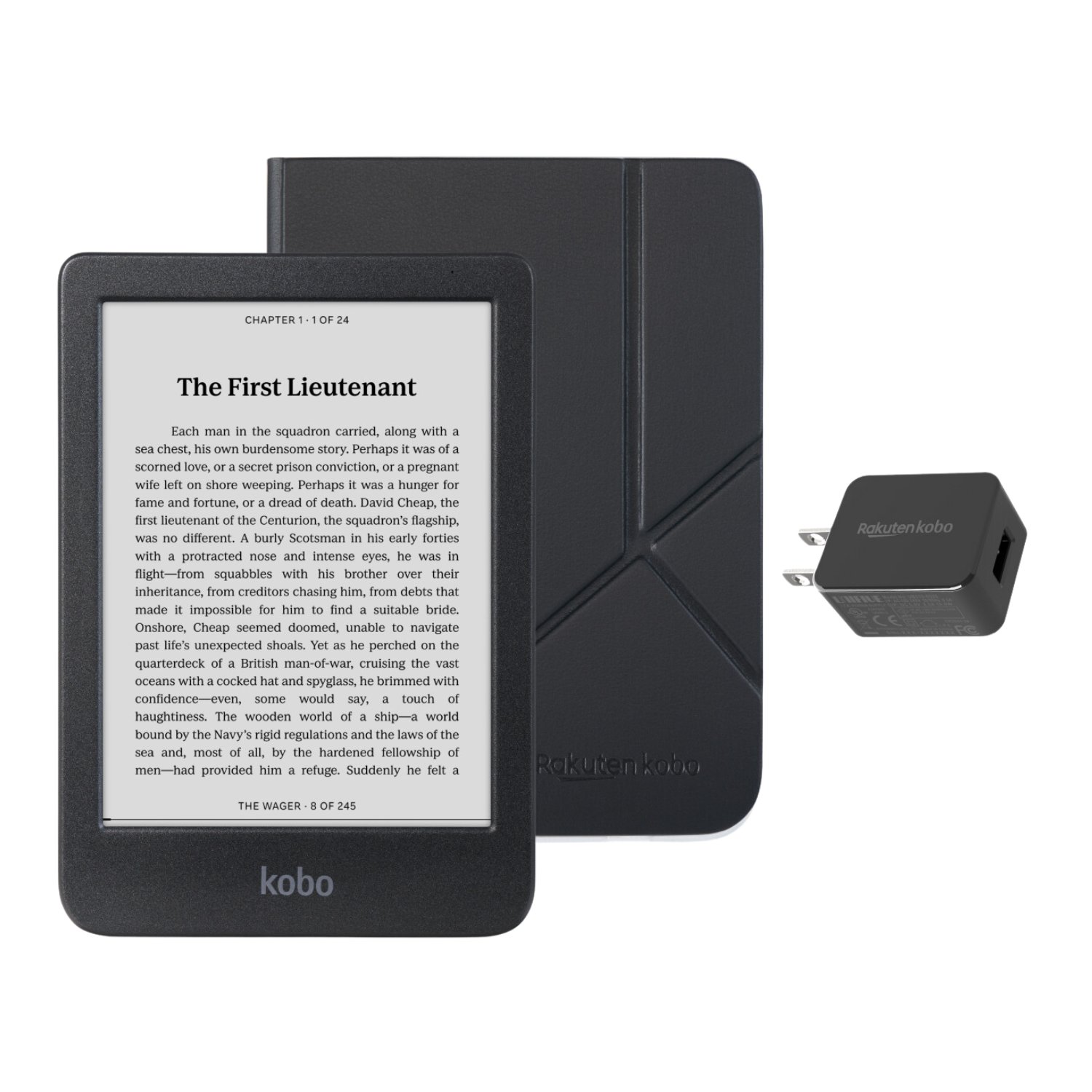 Kobo Clara BW eReader with Case Bundle NEW RETAIL - Picture 2 of 7