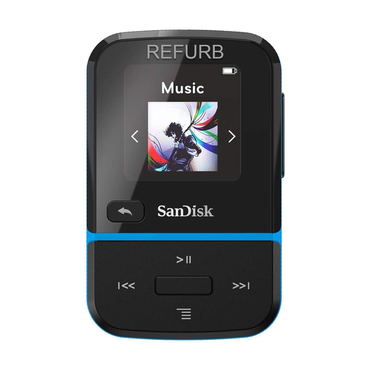 SanDisk 16GB Clip Sport Go MP3 Player - LED Screen and FM Radio -... - Picture 15 of 16