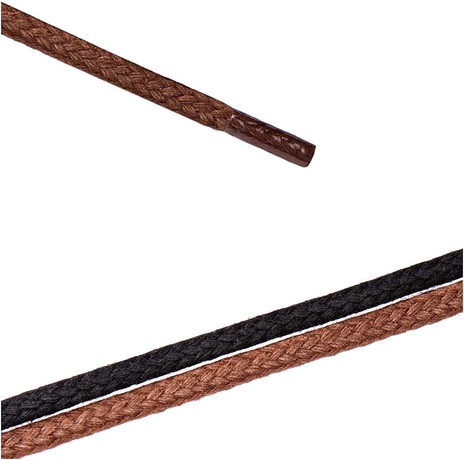 Kaps Gewachste dicke Schnürsenkel, 100% natürlicher Baumwolle, Oberfläche... - Bild 5 von 11