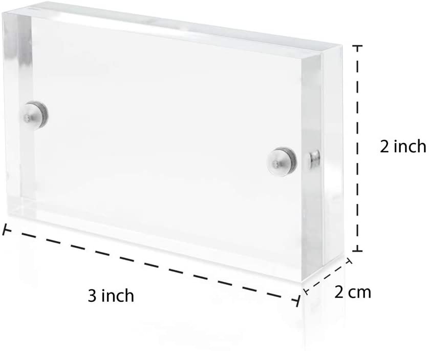 Isaac Jacobs Super Thick Acrylic Magnetic Block Frame