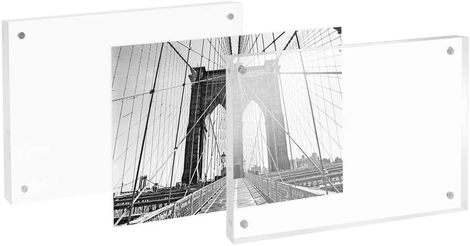 Isaac Jacobs Super Thick Acrylic Magnetic Block Frame