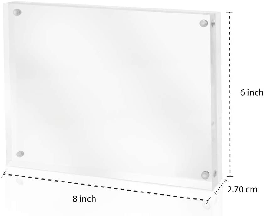 Isaac Jacobs Super Thick Acrylic Magnetic Block Frame