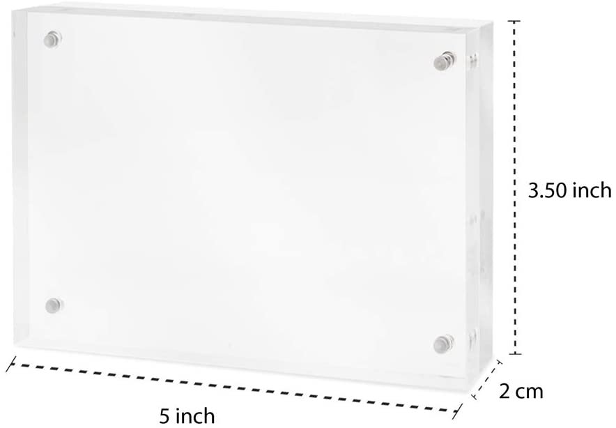 Isaac Jacobs Super Thick Acrylic Magnetic Block Frame