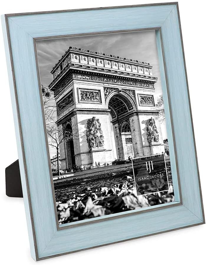 Isaac Jacobs (Vertical & Horizontal) Double Border Picture Frame w/ Black Easel - Picture 22 of 24