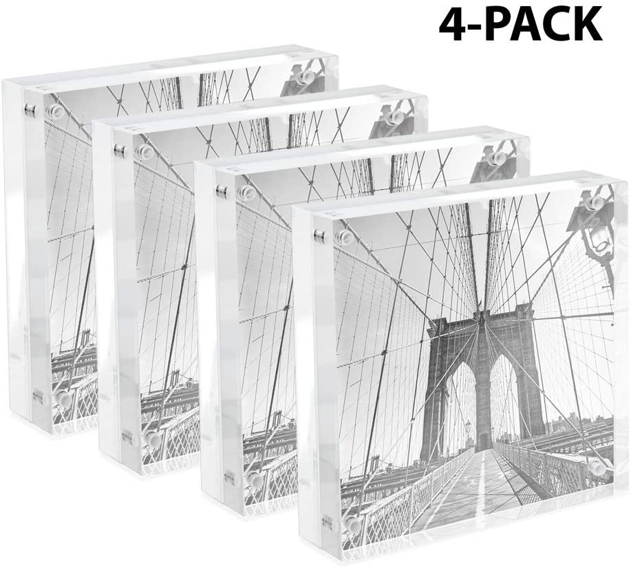 Isaac Jacobs Super Thick Acrylic Magnetic Block Frame