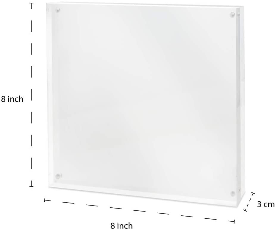 Isaac Jacobs Super Thick Acrylic Magnetic Block Frame