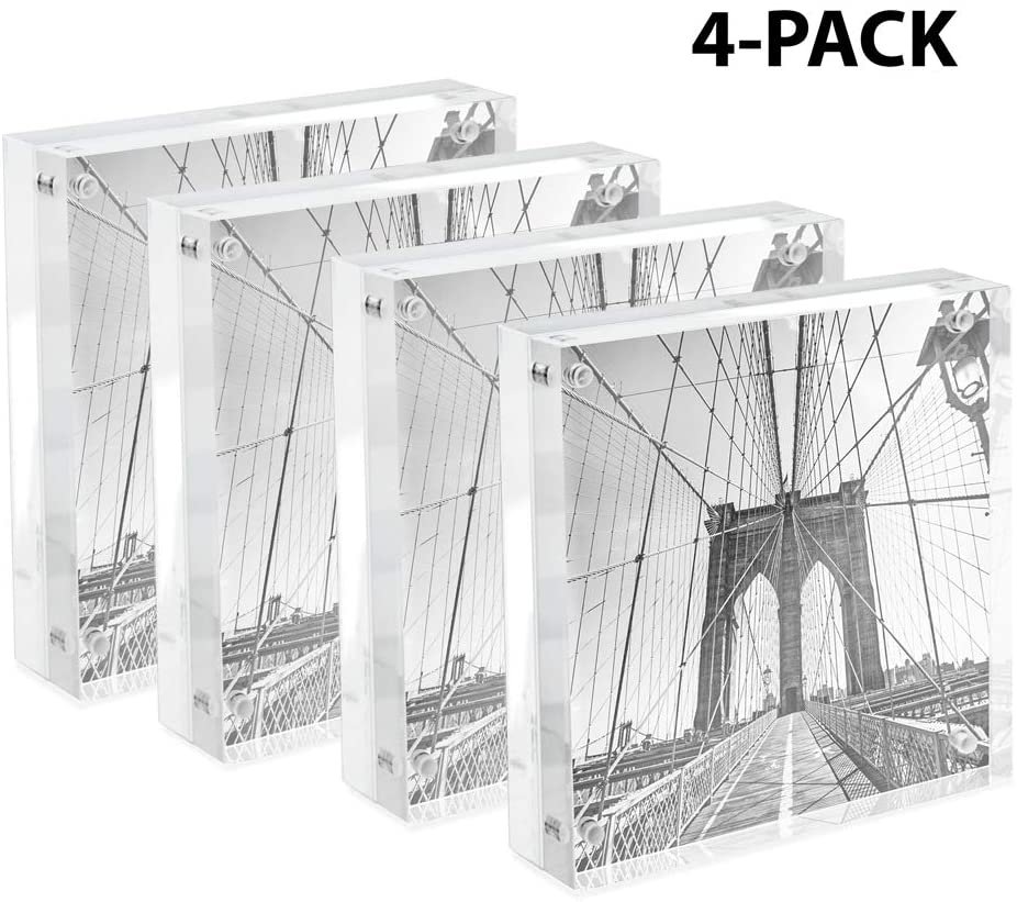 Isaac Jacobs Super Thick Acrylic Magnetic Block Frame