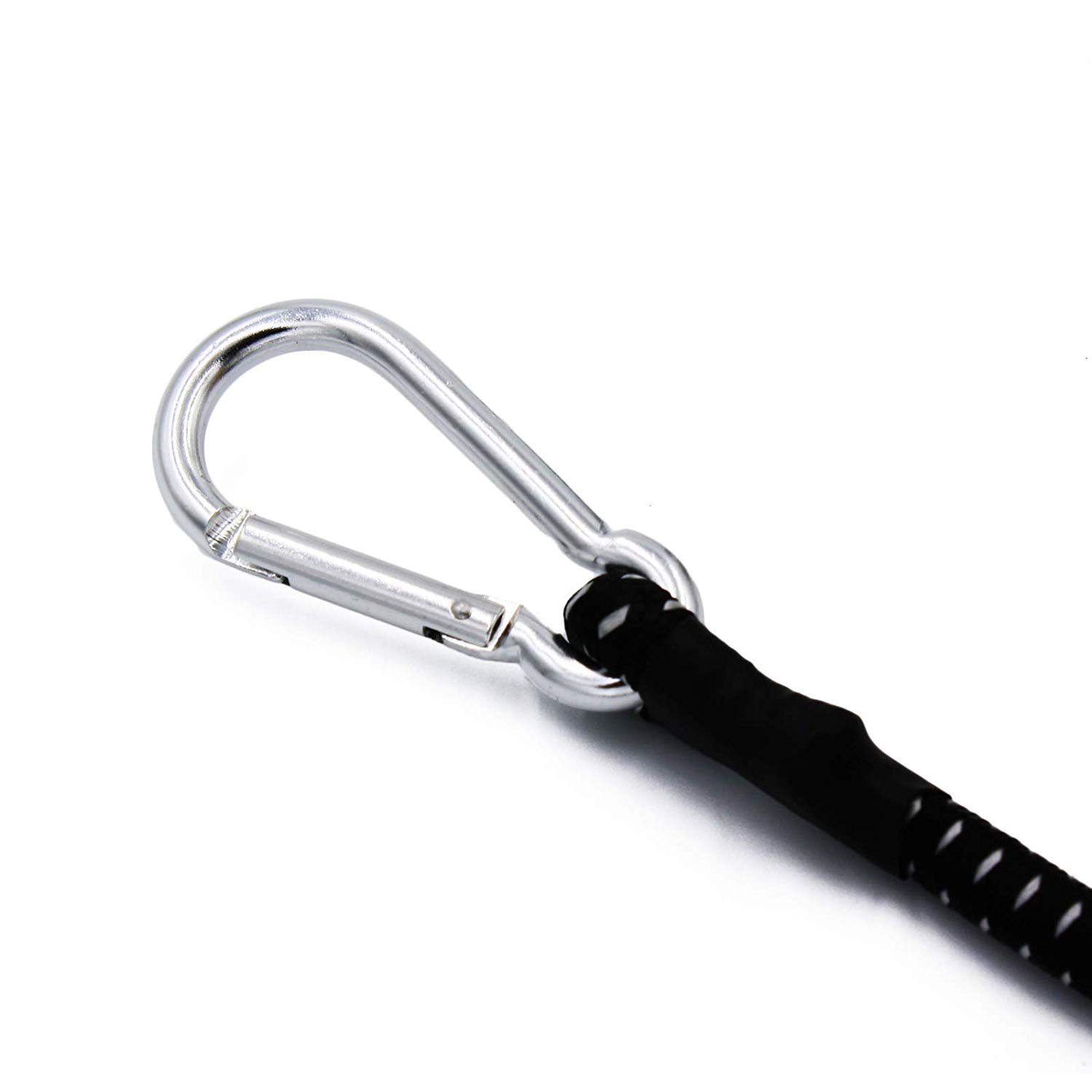 4 Pcs 70" inch Extra Long Heavy Duty Bungee Cord Black with Carabiner