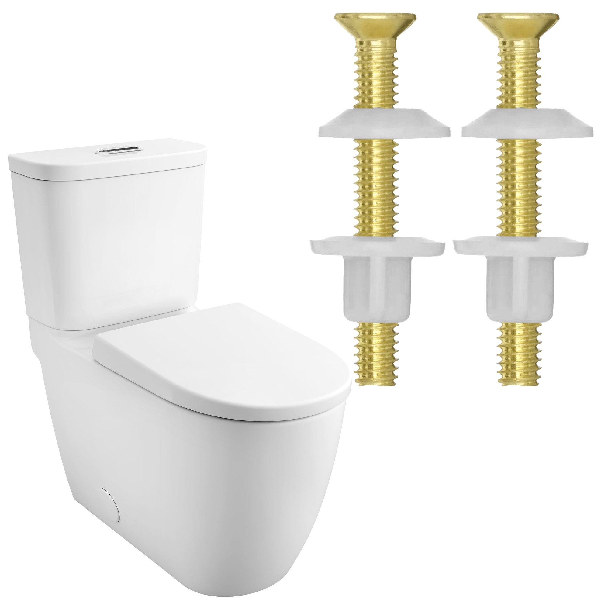 And Fixtures 2Pcs Universal Toilet Seat Hinge Bolt Kit, Heavy Duty Toilet Seat Screw Toilet Seat Fittings