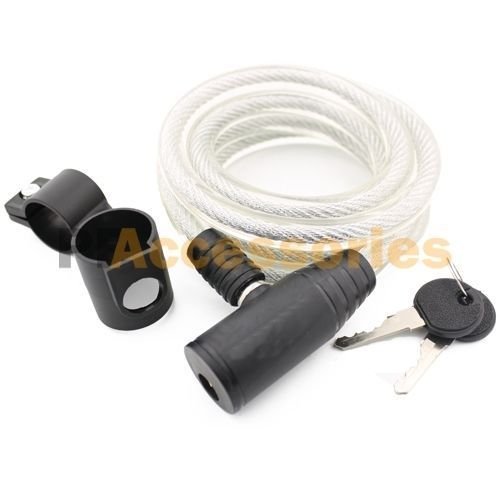 Cycling Heavy Duty 12mm Cable Keyed Bike Bicycle Lock w// 2 Key