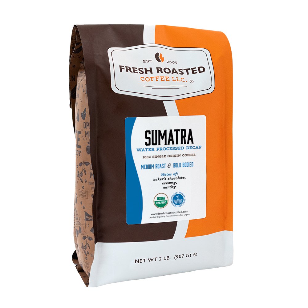 Organic Sumatra Decaf | Single Origin Water-Processed | Fresh Roasted Coffee