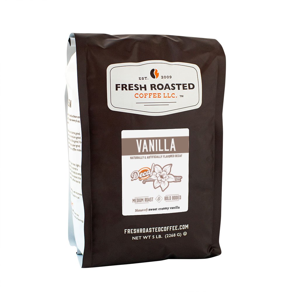 Fresh Roasted Coffee | Decaf Vanilla Flavored Coffee - Picture 4 of 5