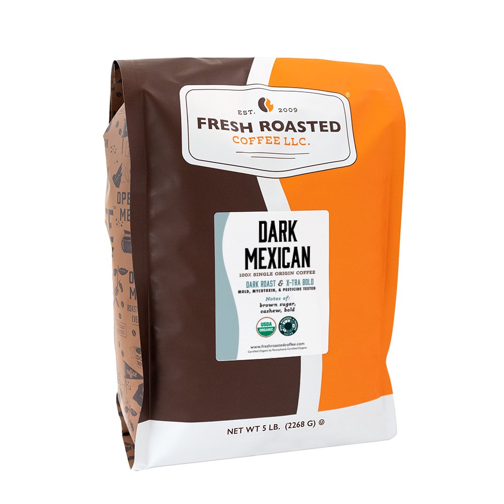Organic Dark Roast Mexican | Mold, Mycotoxin Tested | Fresh Roasted Coffee
