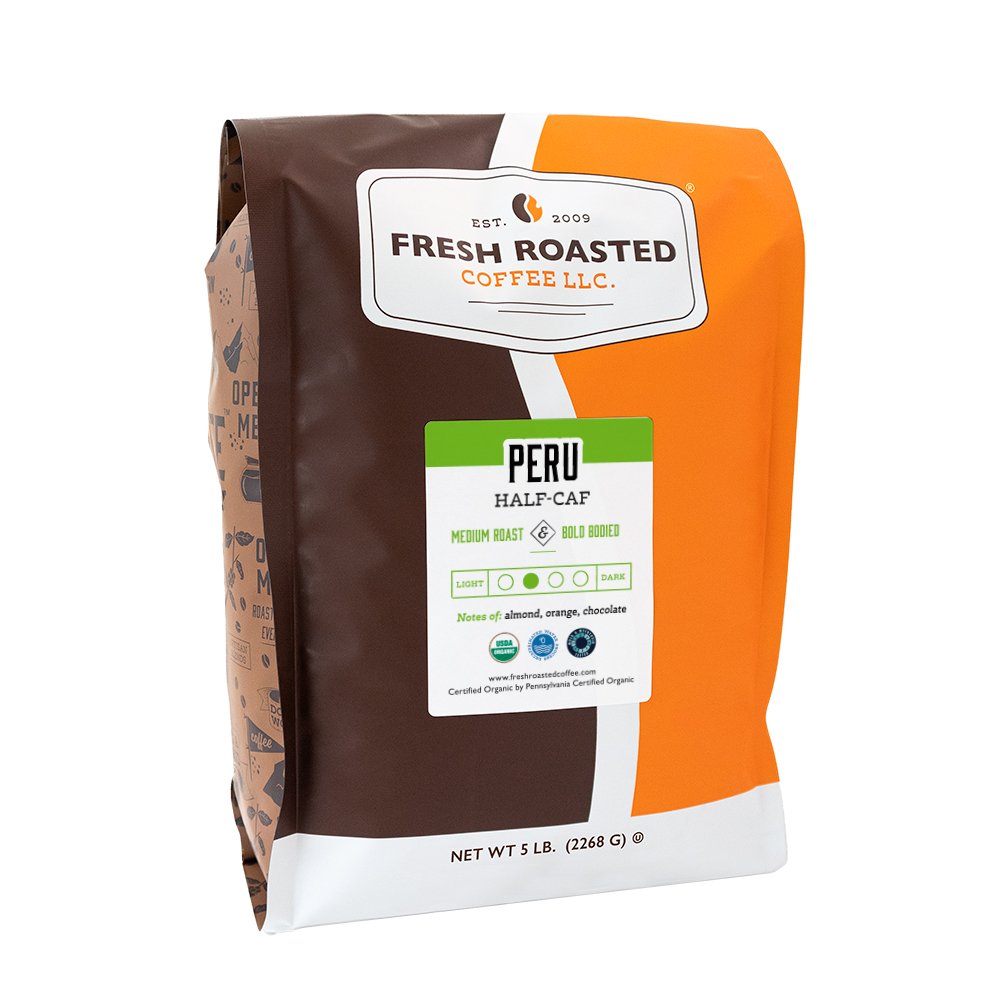 Fresh Roasted Coffee | Organic Peru Half Caf - Picture 10 of 11