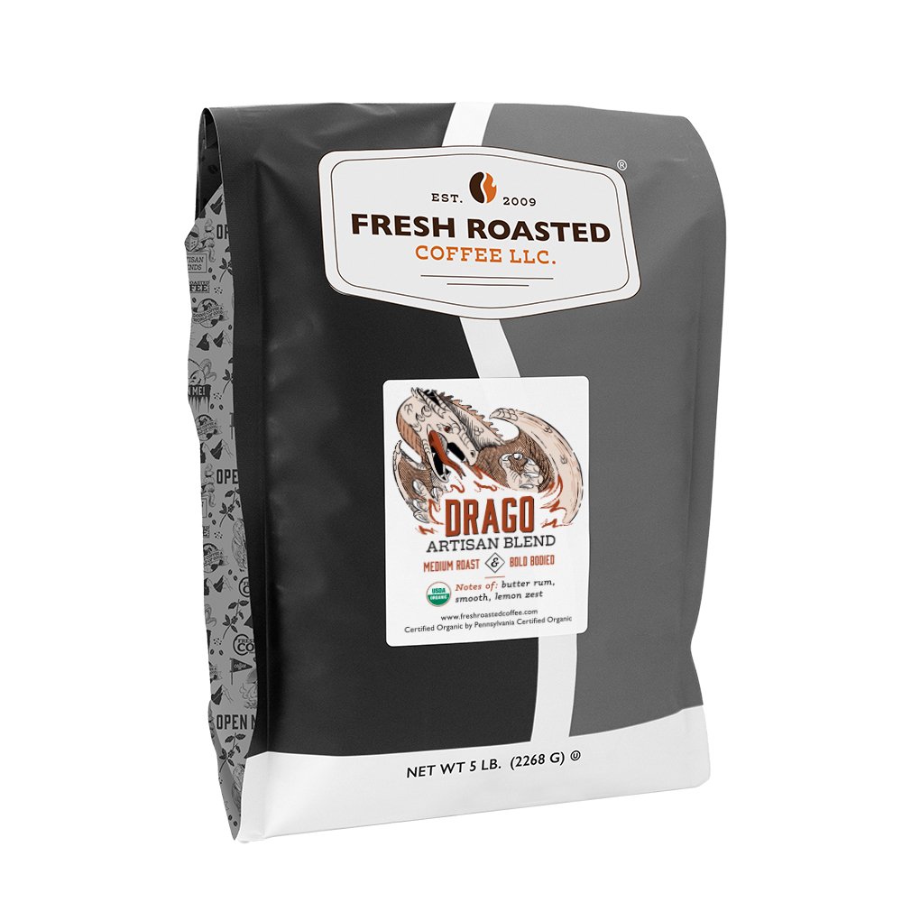 Drago | Organic Artisan Blend | Fresh Roasted Coffee
