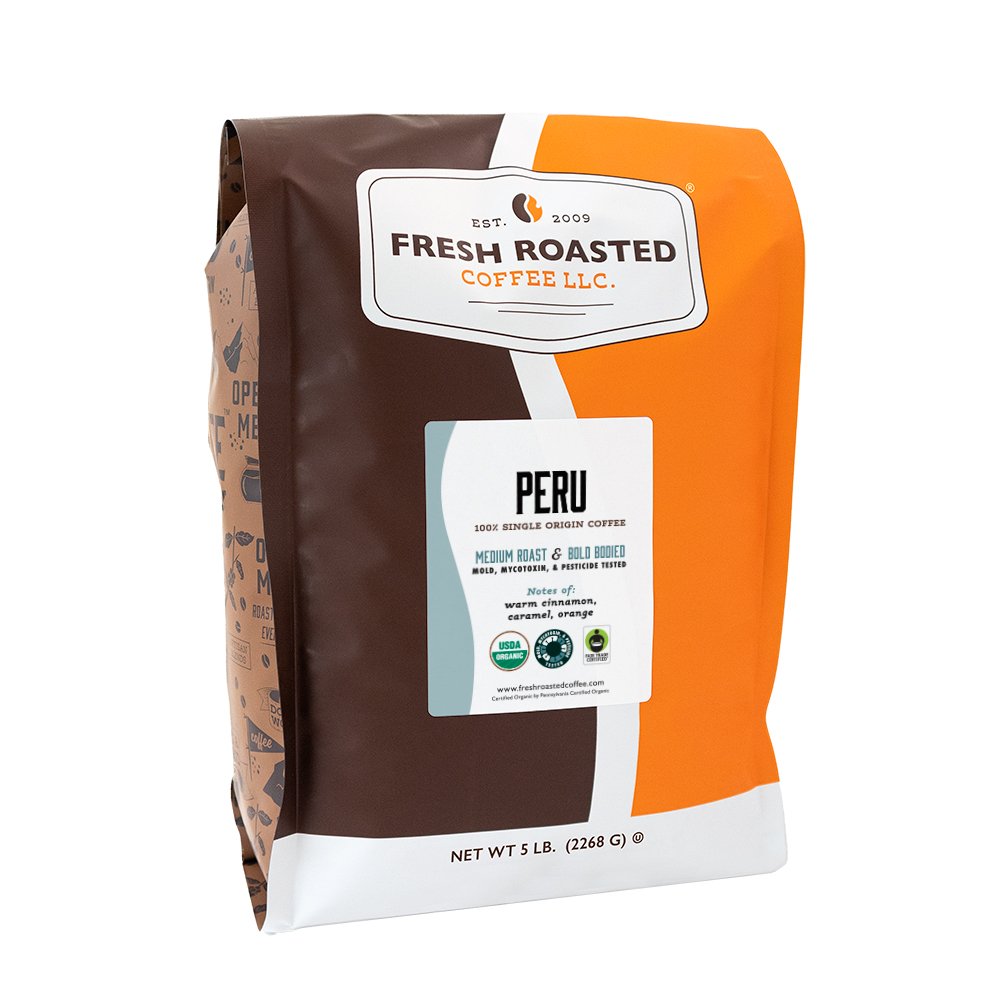 Organic Peru | Mold, Mycotoxin Tested | Fresh Roasted Coffee