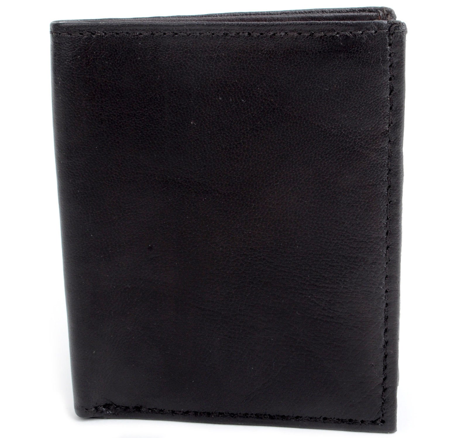 Men&#39;s Genuine Leather Hipster Vertical Bi-Fold Wallet (MGLW309) | eBay