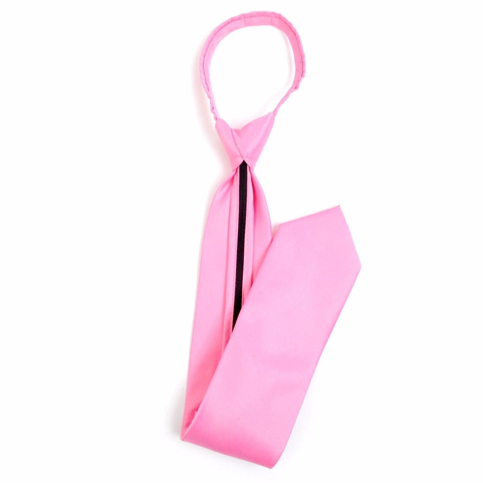 MPWZ17-18 Multi Color Blocks Pattern Boys Zipper Necktie