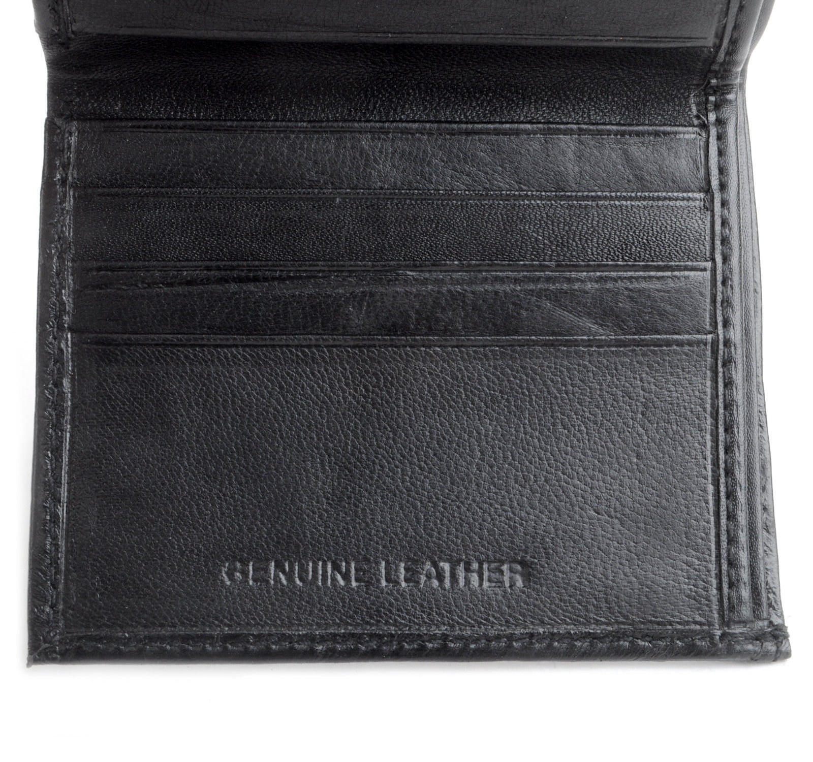 Men's Genuine Leather Hipster Vertical Bi-Fold Wallet (MGLW309) | eBay
