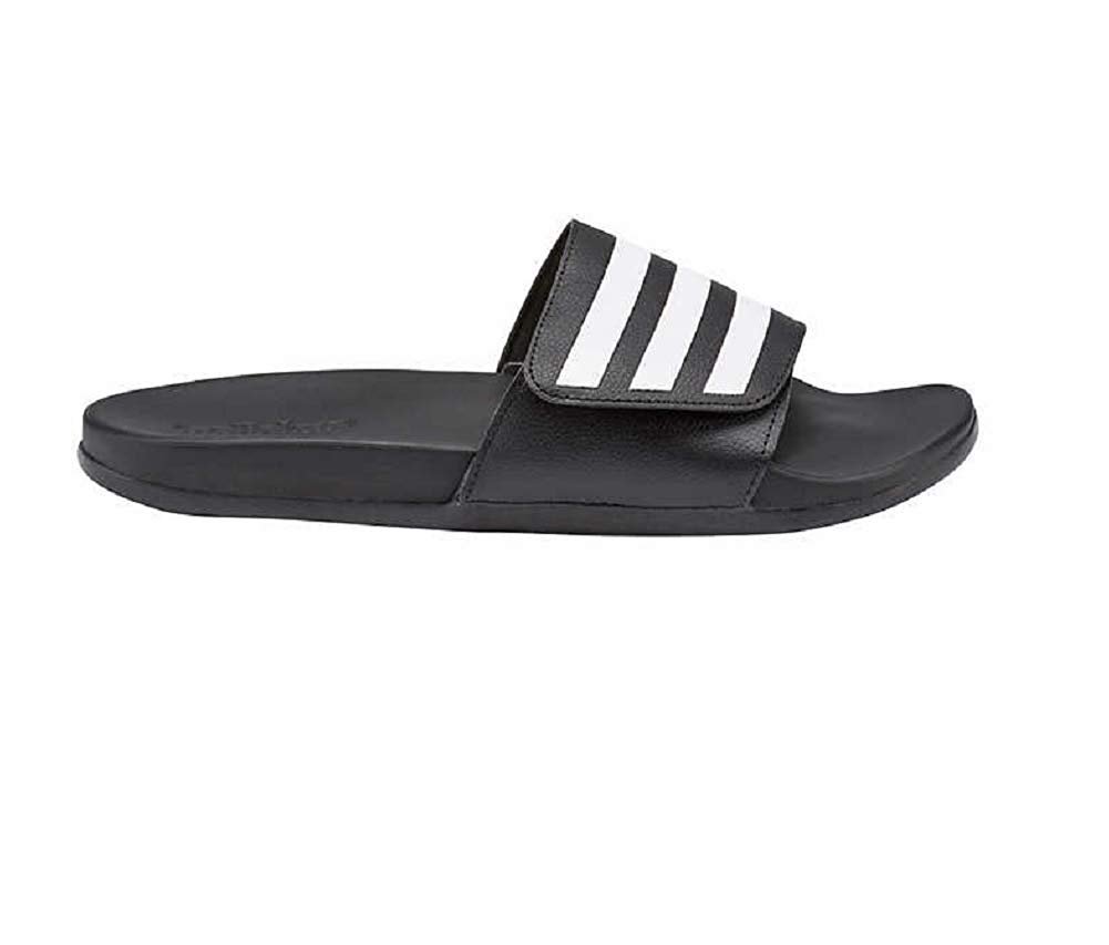 men's adidas essentials adilette comfort adjustable slide sandals