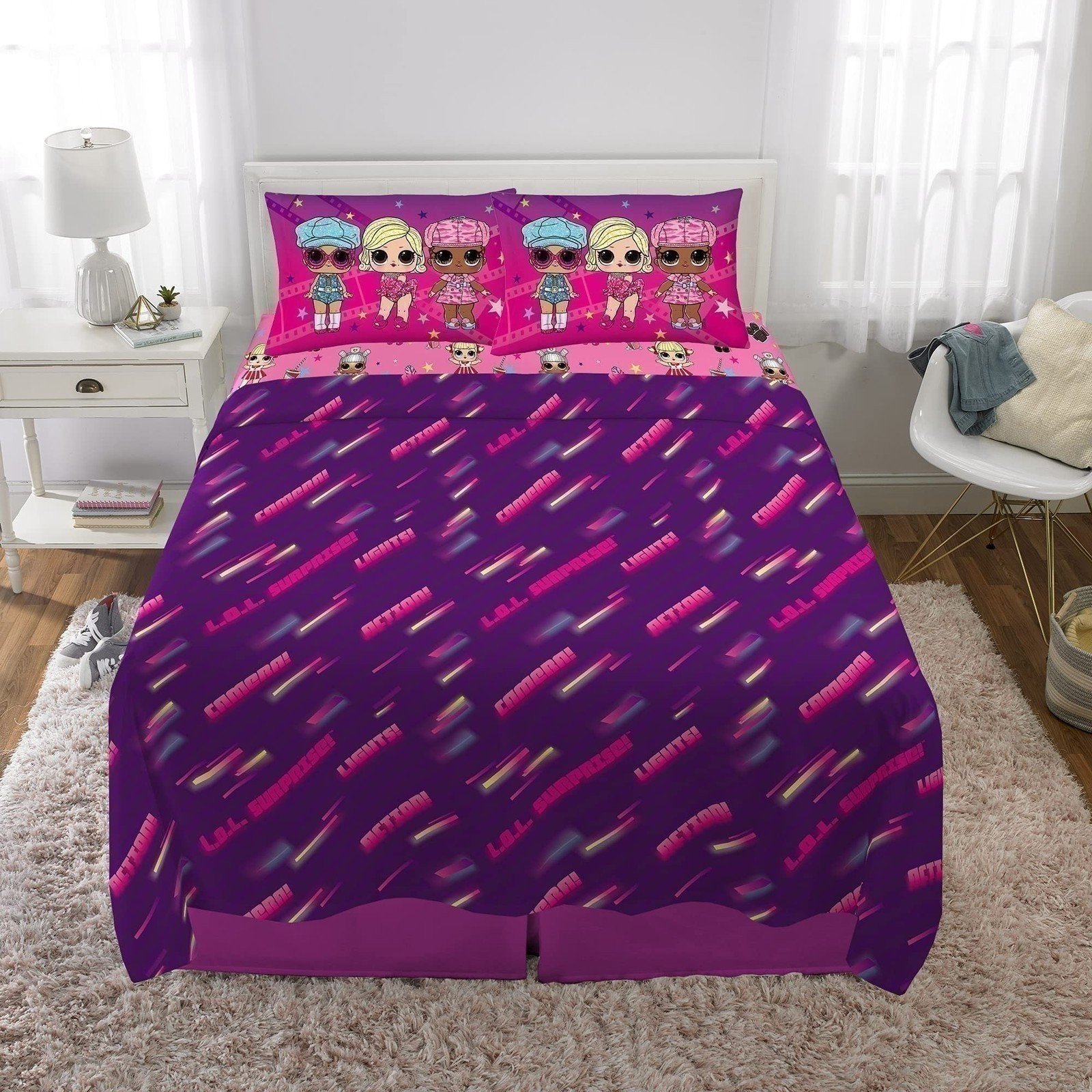Franco Kids Bedding LOL Surprise Full Size Sheet Set - Picture 5 of 5