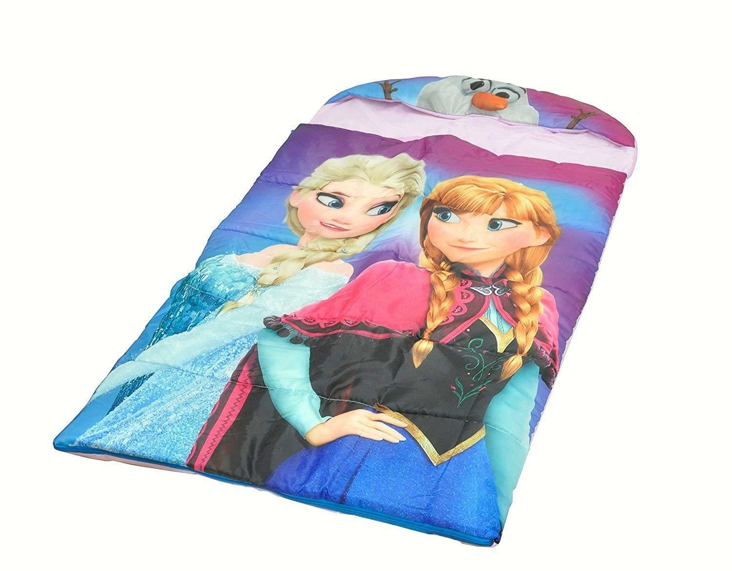 disney frozen sleeping bag with pillow