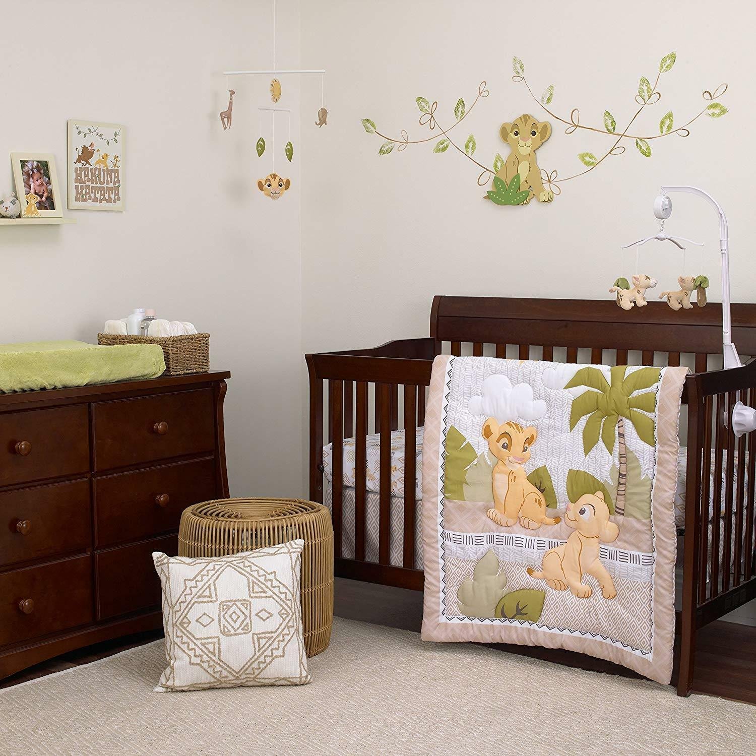 the lion king crib bedding