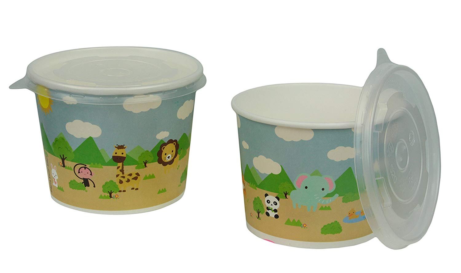 Details About 100 Count Deli Containers Durable Food Storage With Lids Hot And