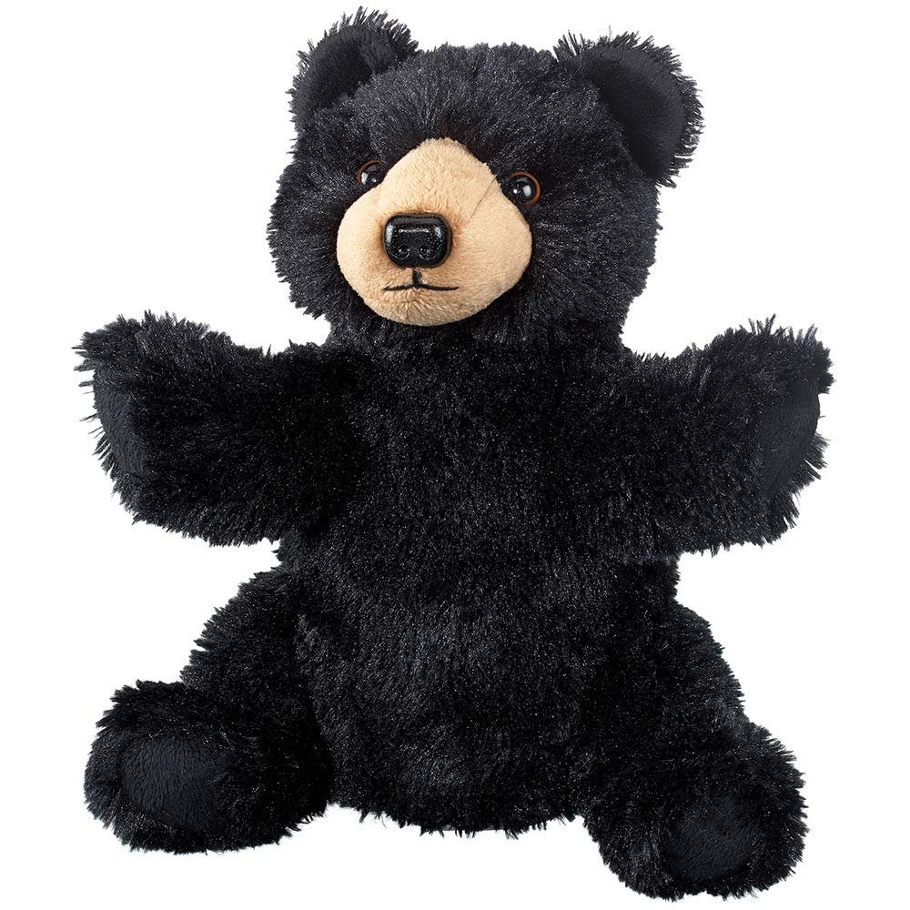 large plush black bear