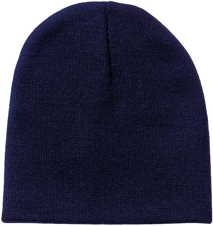 navy skull cap