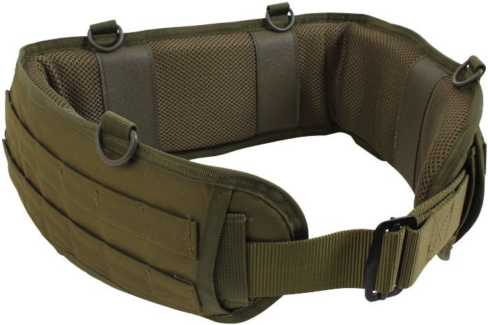 Battle Belt MOLLE Pistol Belt Padded Tactical Duty Belt for Law ...