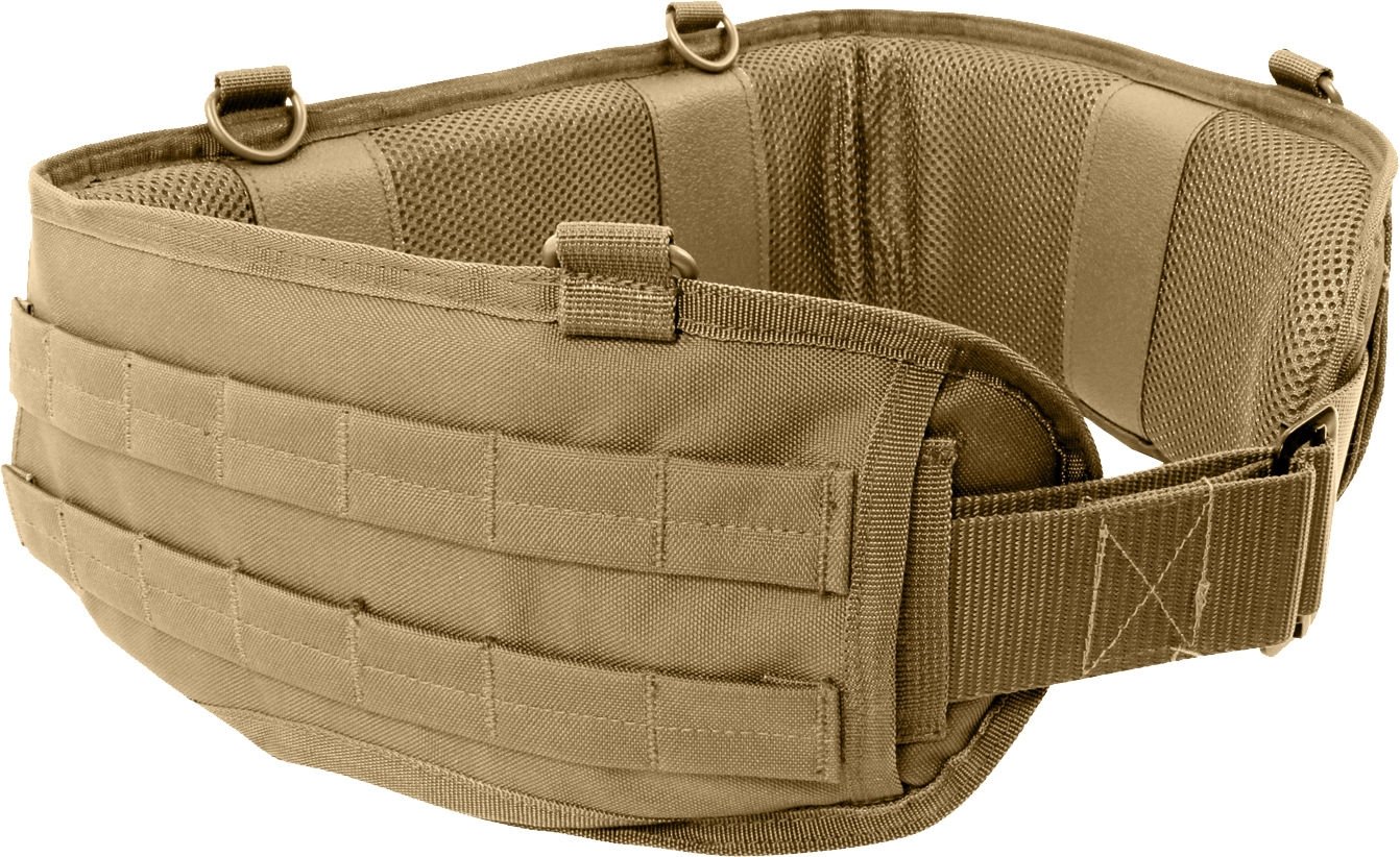 Battle Belt MOLLE Pistol Belt Padded Tactical Duty Belt for Law ...