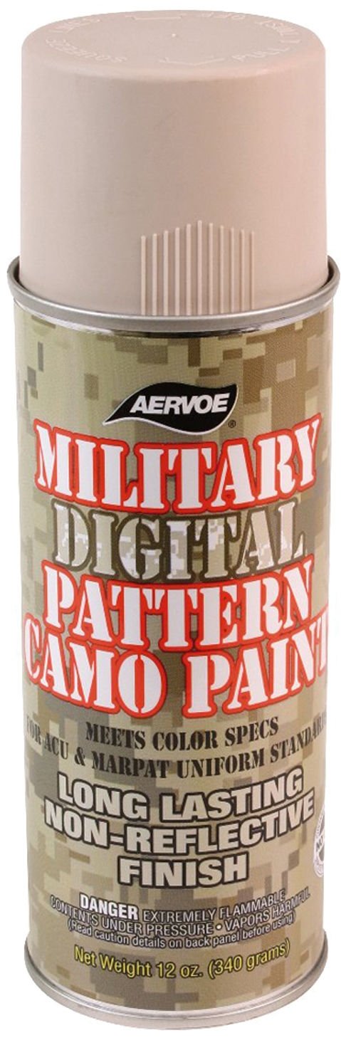 Camo Military Spray Paint Can 12 Oz Camouflage Digital Pattern Army 